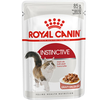 Royal Canin Instinctive в соусе для кошек старше 1-го года, пауч